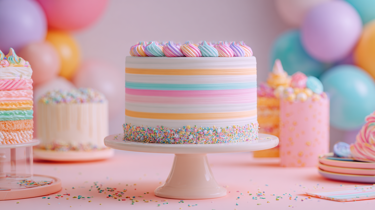 A bird's-eye view diagram showing the birthday person, the cake, and the photographer's optimal 45-degree angle.